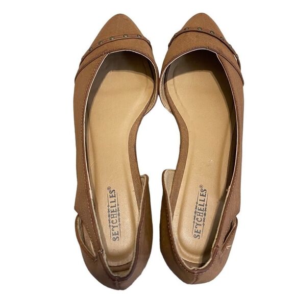 Anthropologie-Seychells Infiniti Studded Flats - Picture 5 of 11